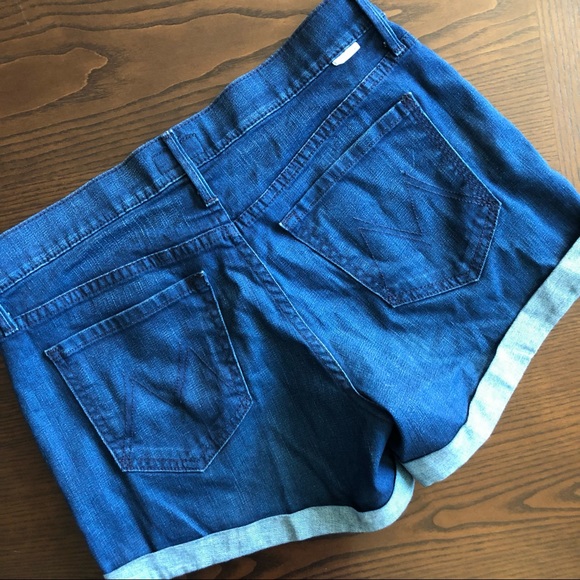 MOTHER Dropout Cuff Short - Picture 2 of 6